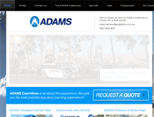 Tablet Screenshot of goadams.com.au